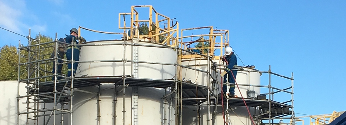 Field tank fabrication