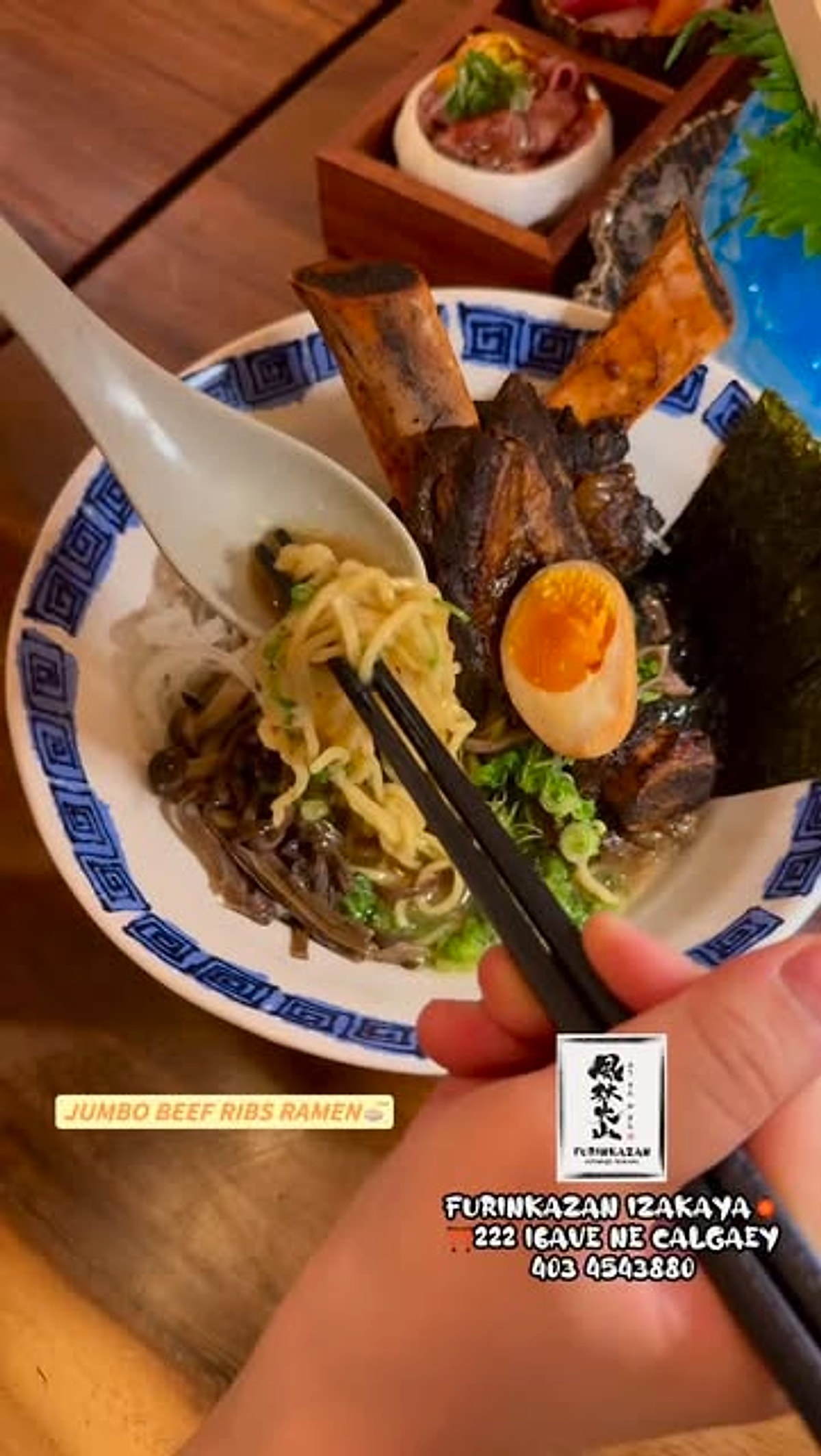 Jumbo Beef Ribs Ramen