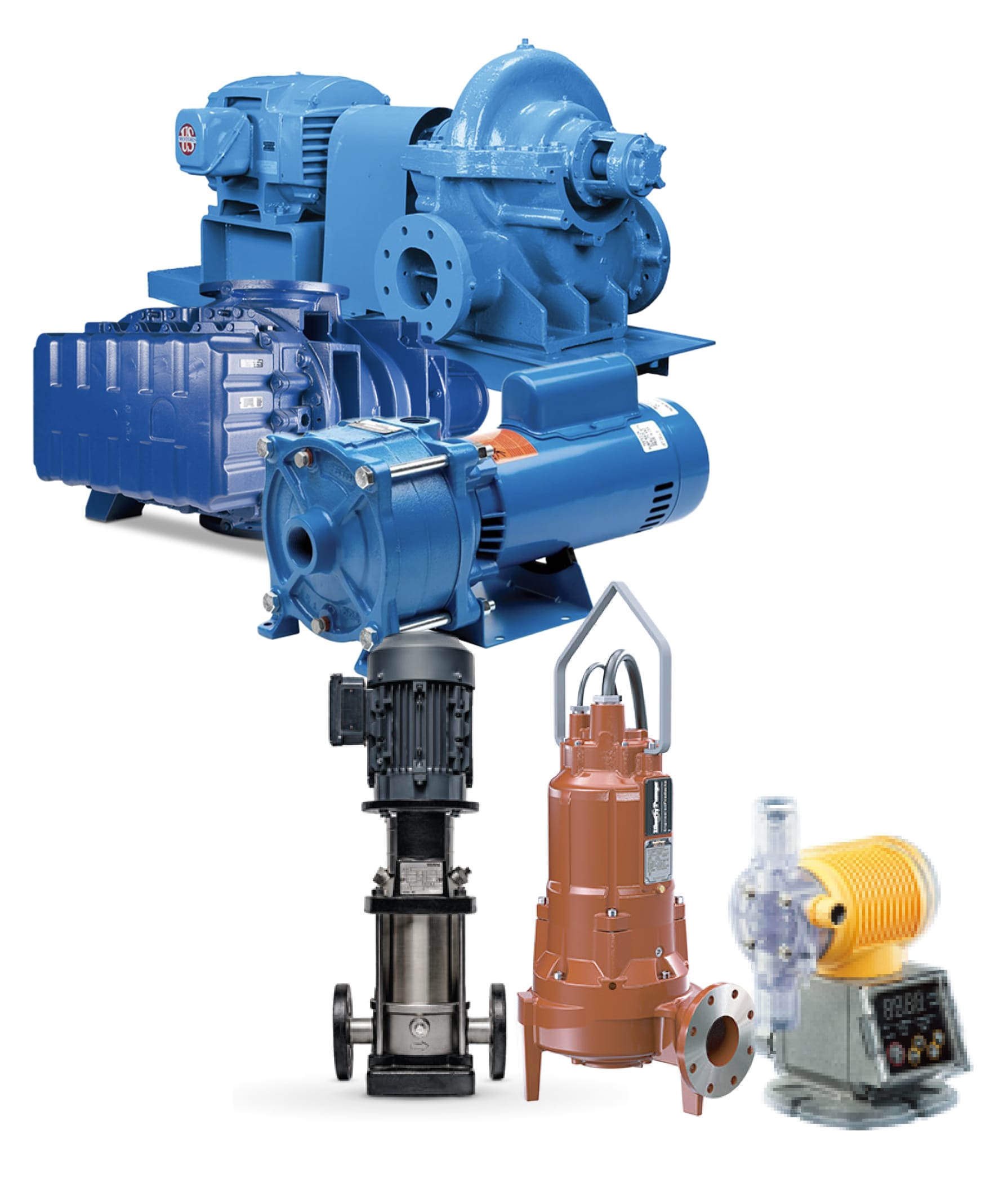 Industrial and commercial pumps Poco sells and services