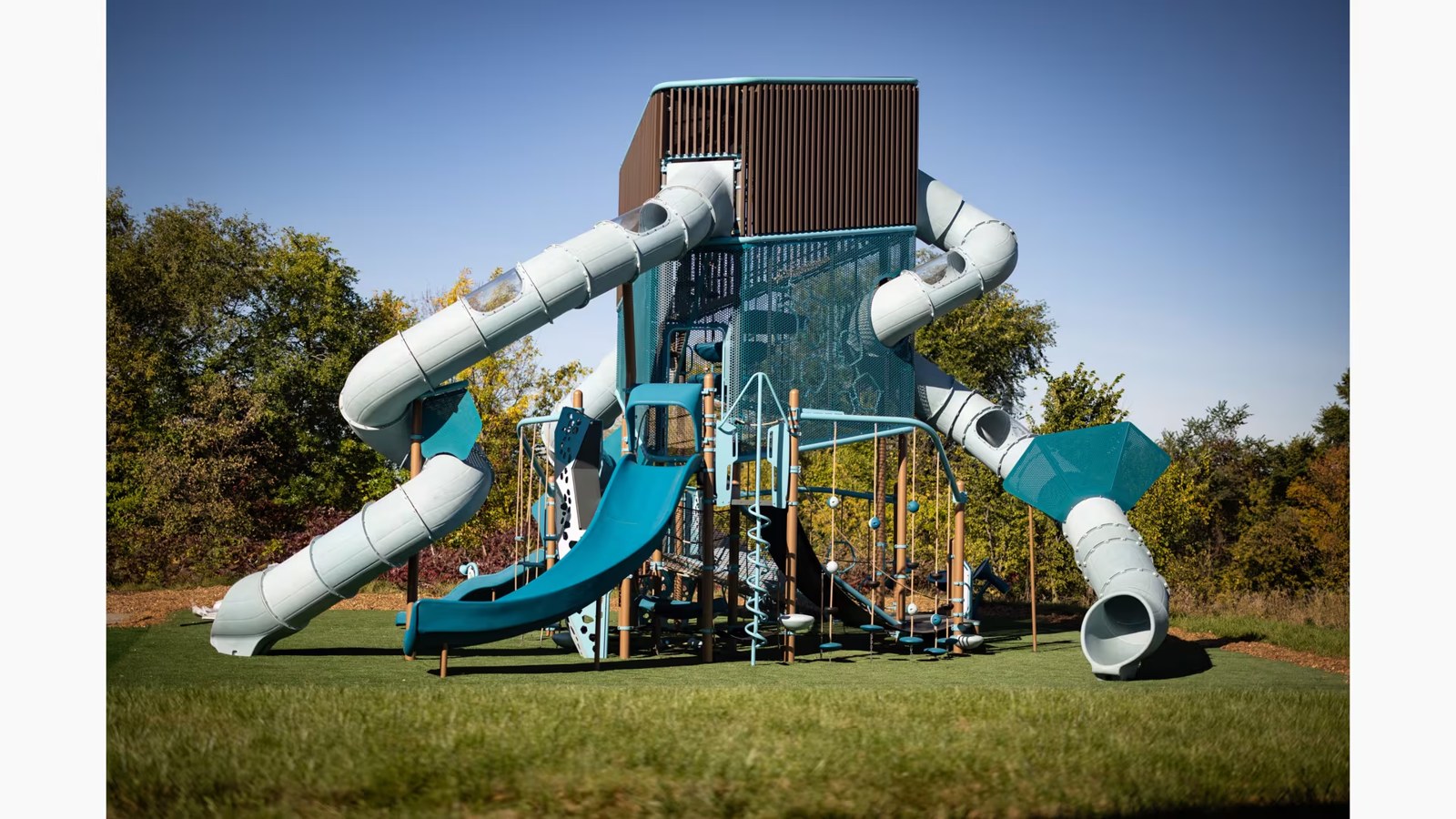 Children playing together on the playground